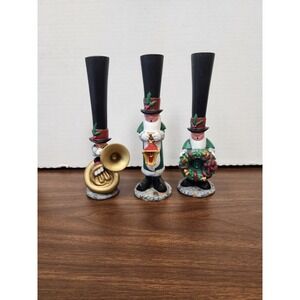 J Adams Collection North Pole Caroling Society 1994 Christmas Figurines Lot Of 3